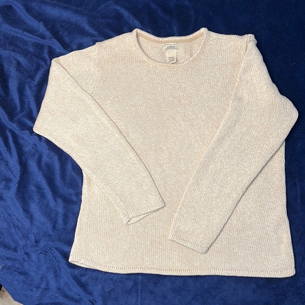 L.L.Bean all cotton ls sweater